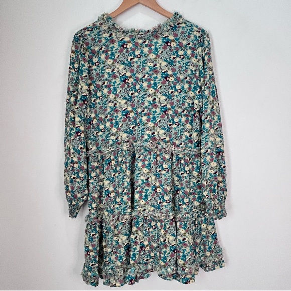 NATURAL LIFE Floral Dress - Blue and Red - Picture 8 of 16